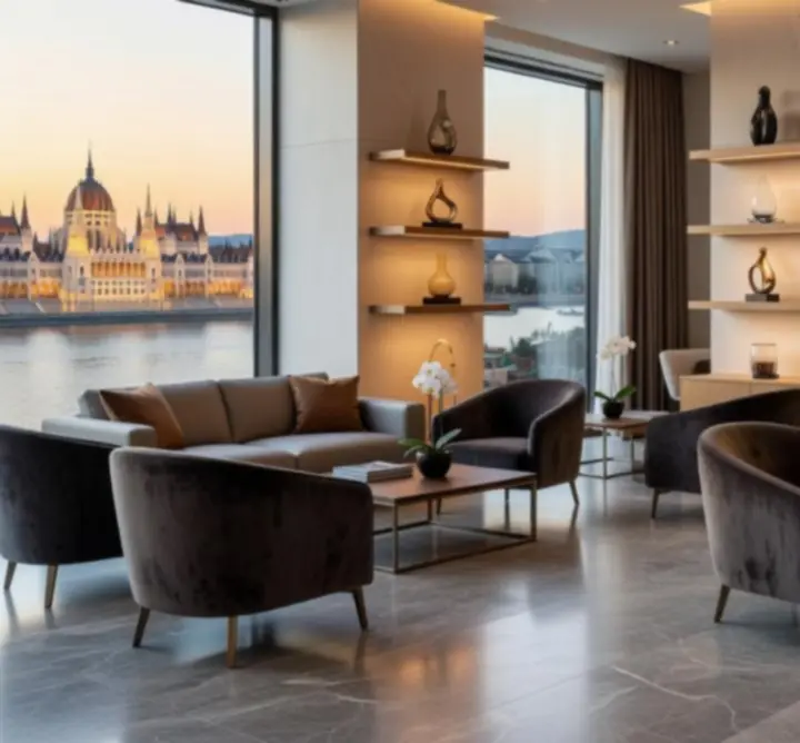 A ArtSide Studio Betéti Társaság Studio Lounge elegáns belső tere, hangulatos világítással és modern enteriőrrel
